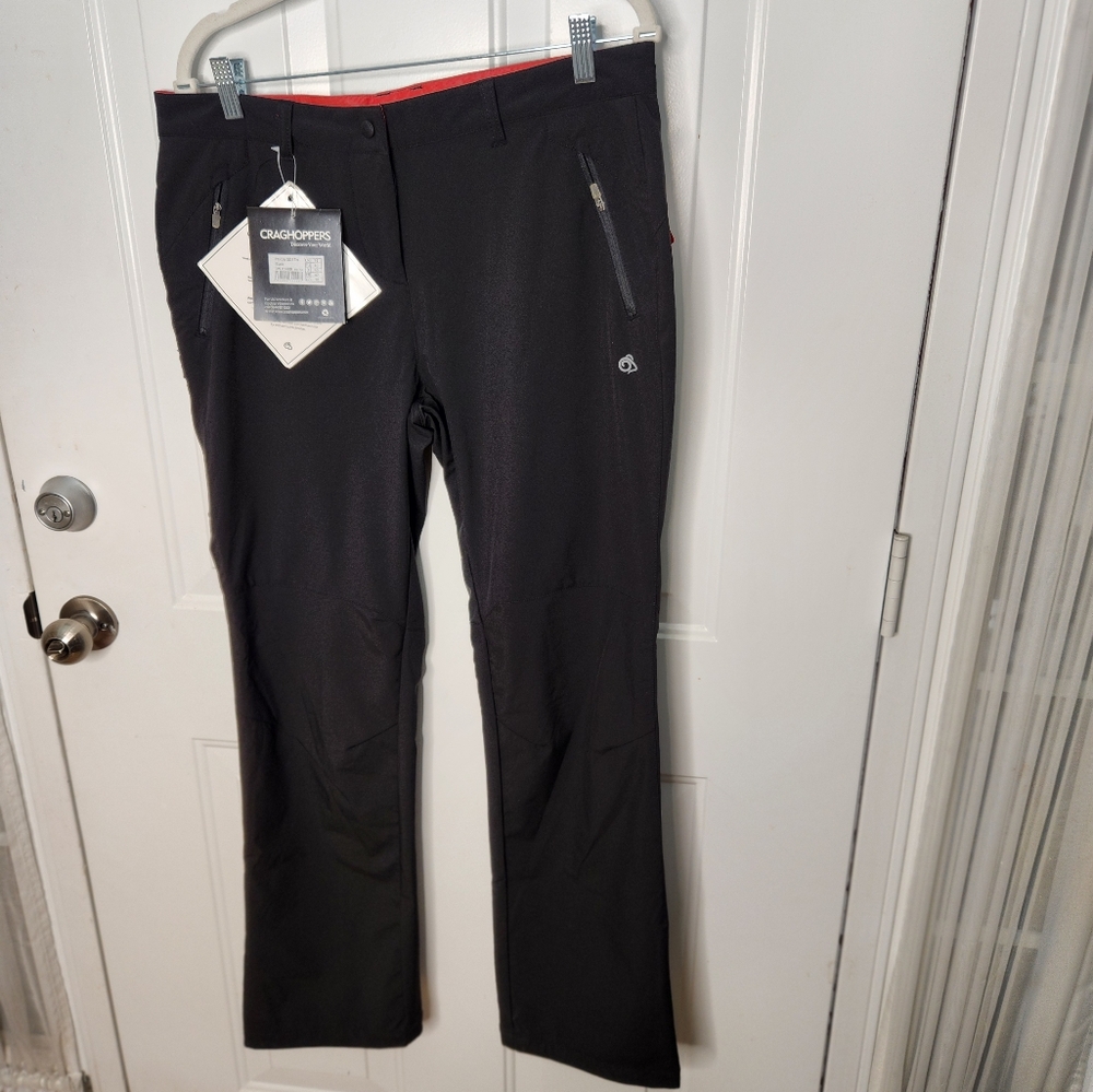 NWT National Geographic Women's Graghoppers Black‎ Pants  Plus Size 14